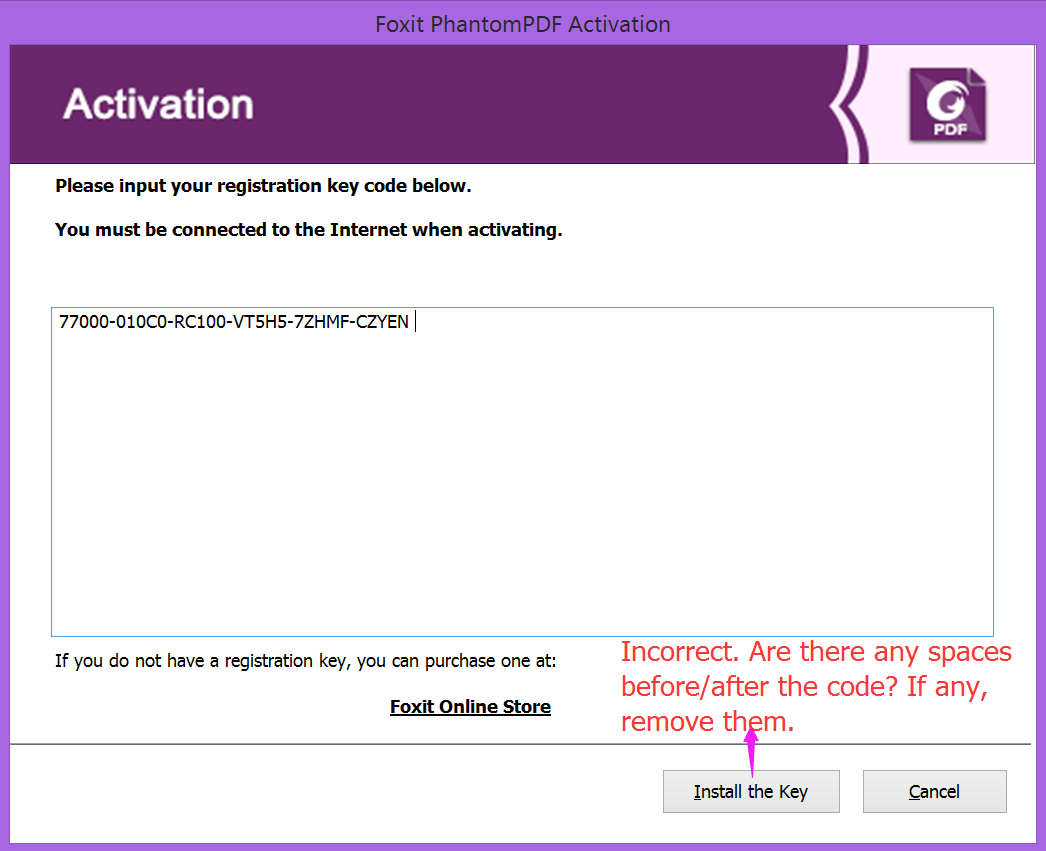 Foxit phantompdf registration key code free